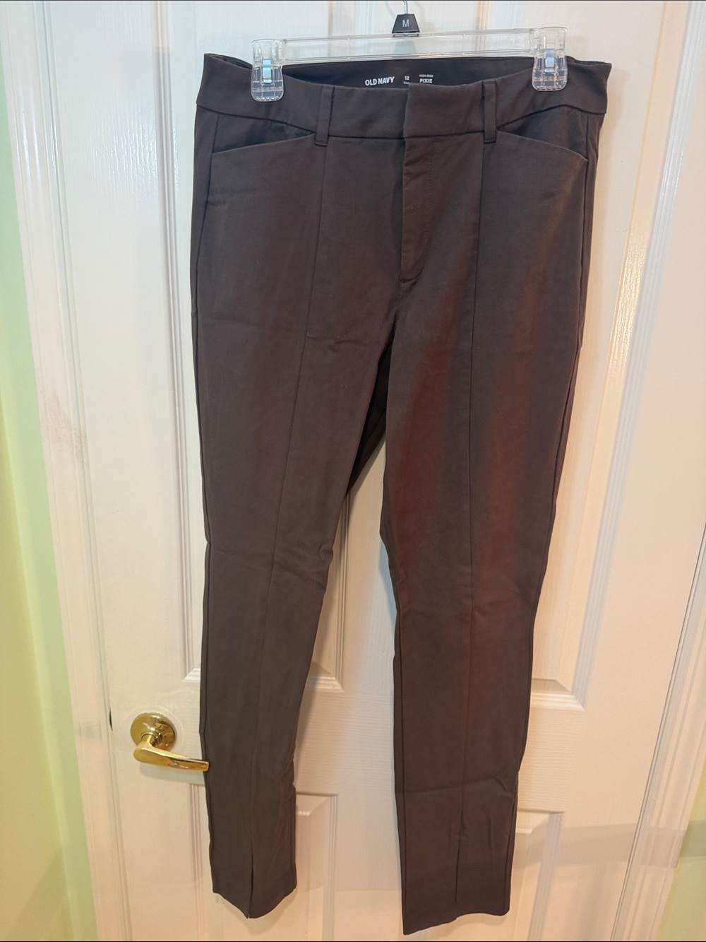 Old Navy Women's Brown Slim Dress Pants - Chocolate Brown